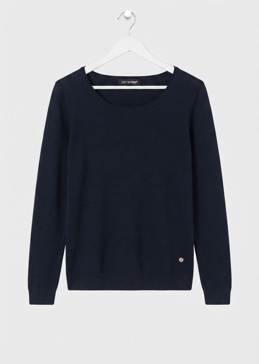 Granatowy sweter Verolala